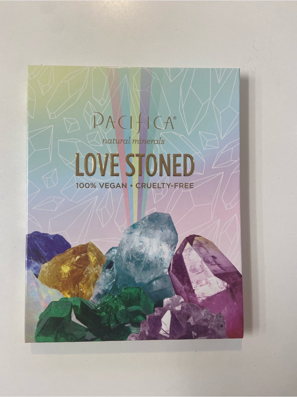 Pacifica Love Stoned Crystal Themed Eyeshadow Palette brand new never used